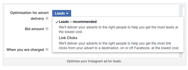 Facebook lead ads